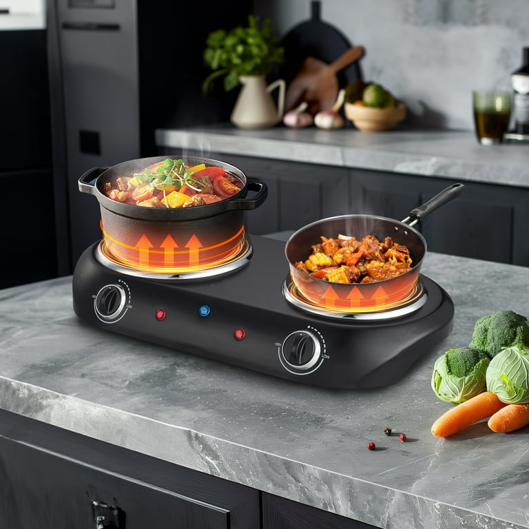 Free Shipping! Mainstays Double Burner Electric Cooktop