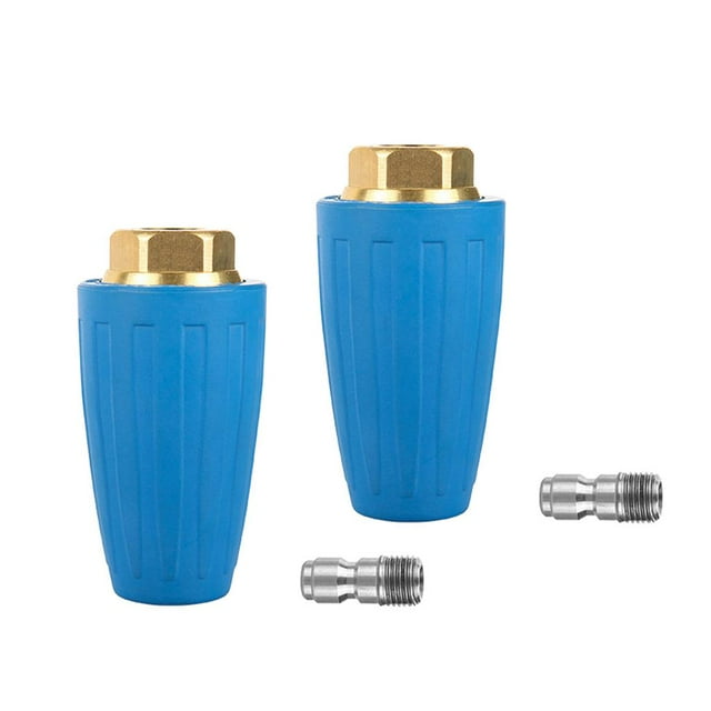 2 Unids Accesorios de Herramientas Eléctricas de Boquilla de Boquilla Giratoria de Latón, 4.0 Gpm, 1/4 Pulgadas, Rápida CUTICAT Boquilla turbo rotativa