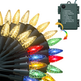 thumbnail image 6 of mollie Multiple/Warm Color Christmas String Lights with Timer and 8 Mode Controller, 17.3Ft Holiday Decor Fairy Light with 50 Replaceable LED Bulbs, 6 of 10