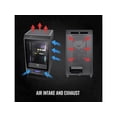 thumbnail image 4 of Thermaltake The Tower 200 Snow Mini Chassis - Mini-tower - Black - Tempered Glass, SPCC - 5.51" x Fan(s) Installed - Mini ITX Motherboard Supported - 8 x Fan(s) Supported - 2.0 x Internal 3.5" Bay ..., 4 of 5