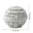 thumbnail image 4 of Inteprter Eco Laundry Ball Orb Sin detergente Wash Wizard Style Lavadora ION Lavandería reutilizable Clean Ball Herramientas de limpieza Suministros de limpieza para el hogar Blanco Inteprter HA004639-03, 4 of 6