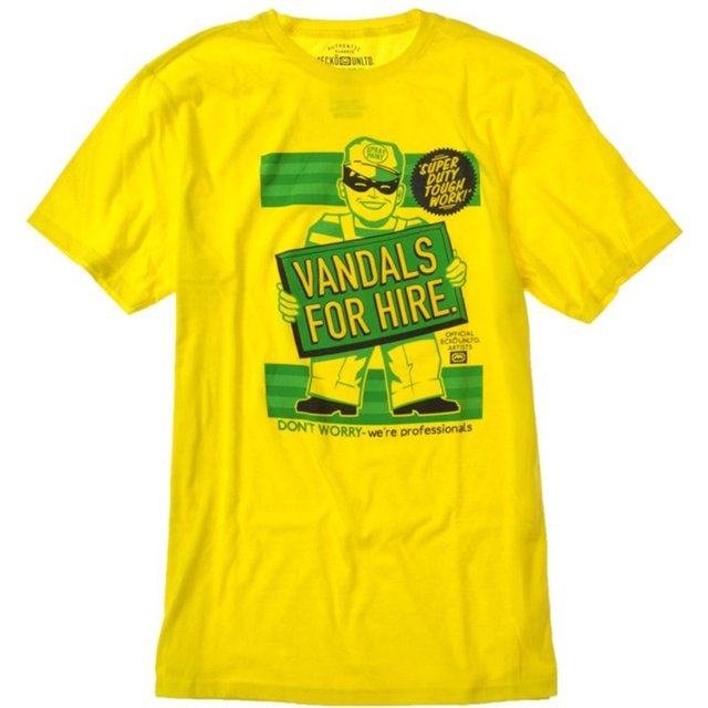 Ecko Unltd. Camiseta gráfica Get A Job para hombre, amarilla, grande Ecko Unltd. Camiseta gráfica