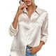 thumbnail image 2 of Blusa de satén con estampado de leopardo para mujer, camisa de manga larga, Jacquard, elegante, primavera y otoño, 2 of 4