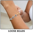 thumbnail image 3 of WHAMVOX 100 Pcs Perles de Sport pour Bracelets et Colliers Forme Ronde Blanche Acrylique Diy, 3 of 8