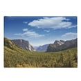 thumbnail image 1 of Yosemite Cutting Board, Yosemite El Capitan and Half Dome in California National Parks US Summertime View, Decorative Tempered Glass Cutting and Serving Board, Large Size, Green Blue, by Ambesonne, 1 of 1