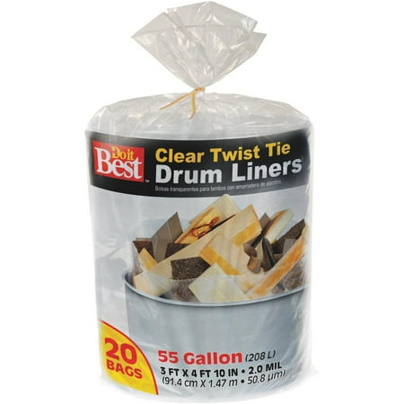 Presto Products 20ct 55 Gallon Cl Drum Liner 647896