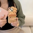 thumbnail image 7 of Case for iPhone 15 Pro Max,Kawaii Phone Cases 3D Silicone Cartoon Retro Phone Mirror Fun Cute Case Soft Rubber Shockproof Protective Case Women Girls for iPhone 15 Pro Max, 7 of 7