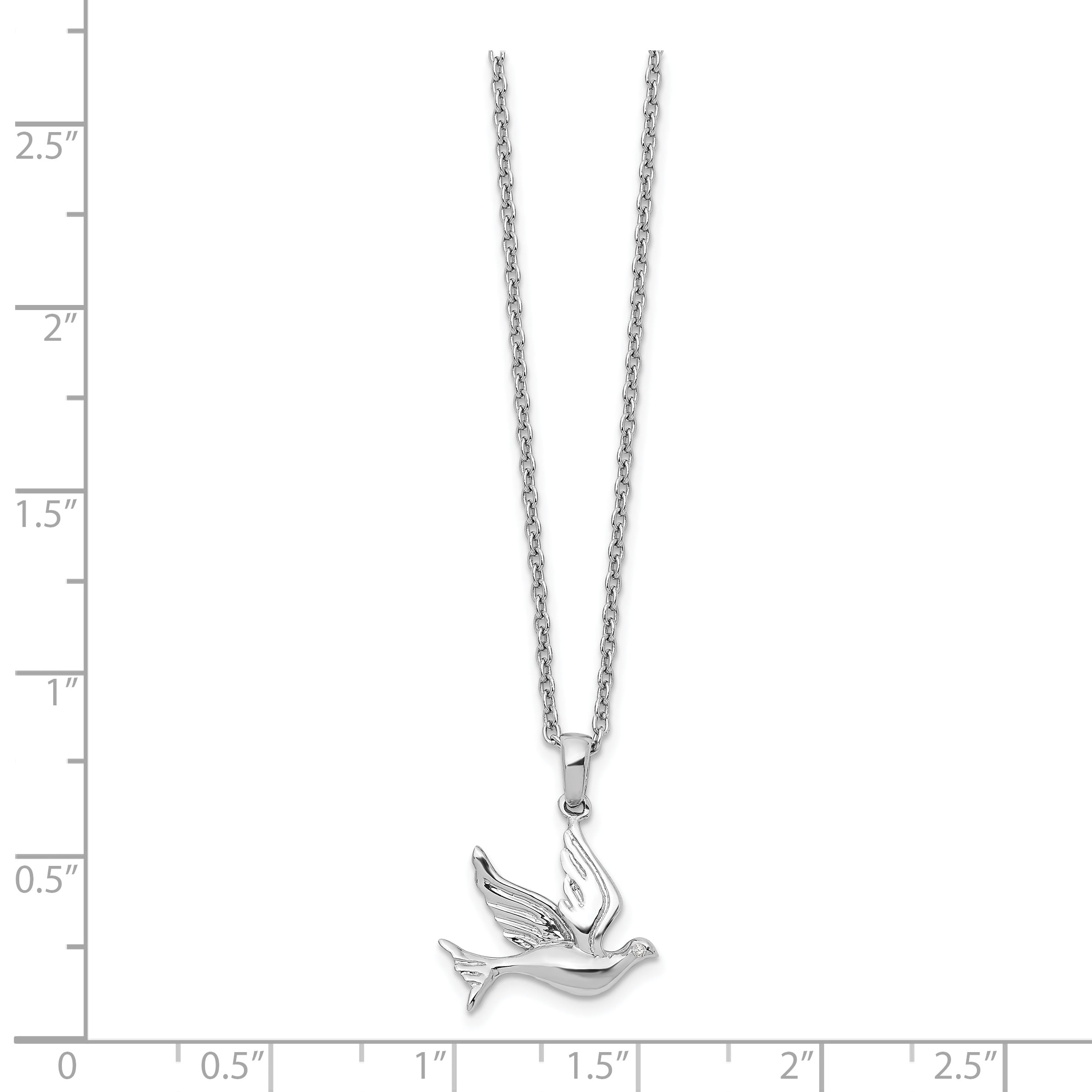 Sterling Silver Dove Necklace | Avon