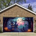 thumbnail image 4 of Halloween Theme Fabric Logo Poster Banner Background Hanging Pumpkin Bat Moon For Halloween Background Party Decoration Table Runners 72 Inches Long Wall Flags for Girls Room Flag Picture Leopard, 4 of 4