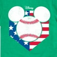 thumbnail image 3 of Disney - Americana - Mickey Baseball Flag Diamond - Toddler And Youth Short Sleeve Graphic T-Shirt, 3 of 5
