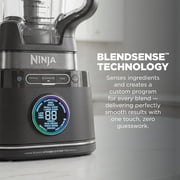 Ninja Detect Kitchen System Power Blender + Processor Pro, BlendSense Technology, Blender, Chopping & Smoothies, 1800 Peak Watts, 72 oz. Pitcher, 64 oz. Food Processor, 24 oz. To-Go Cup, TB401 Black