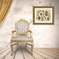 thumbnail image 3 of Vassileva, Silvia 24x20 Gold Ornate Wood Framed with Double Matting Museum Art Print Titled - Ivory and Black Pattern, 3 of 4