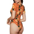 thumbnail image 2 of Fotbe Ramen Noodle Soup Body de Mujer con Cuello Redondo y Mangas Cortas, Sin Mangas Ajustado, Suave, Cómodo y Básico-Small, 2 of 7