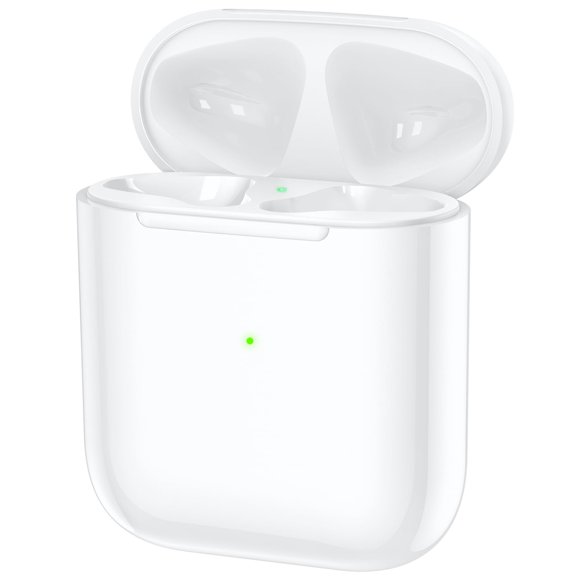 Funda de carga Leingee para Airpods 1.er y 2.º con carga inalámbrica