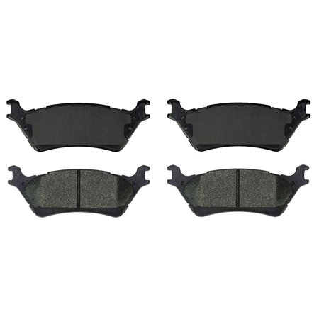 Gridiron Brakes Semi-Metallic Rear Brake Pad Set Driver and Passenger Side - ID1602 (Replaces Part# MKD1602)