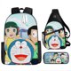 thumbnail image 1 of Set de mochilas Doraemons con dibujos animados para niños, mochila escolar, anime, 1 of 2