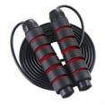 thumbnail image 2 of Travelwant Skipping Rope with Ball Bearings Rapid Speed Jump Rope Cable and Memory Foam Handles Ideal for Aerobic Exercise Like Speed Training, Extreme Jumping, 2 of 8