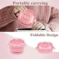thumbnail image 3 of Portable Silicone Warmer for Wax Foldable Wax Heater Hair Removal Wax Machine Body Epilator Paraffin for Travel EU Plug, 3 of 5