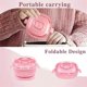 thumbnail image 3 of Portable Silicone Warmer for Wax Foldable Wax Heater Hair Removal Wax Machine Body Epilator Paraffin for Travel EU Plug, 3 of 5