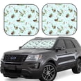 thumbnail image 1 of Balery Duck Animals Farm Parasol para parabrisas de coche de 2 piezas | Parasol plegable para parabrisas delantero de coche para la mayoría de sedanes-Small, 1 of 6