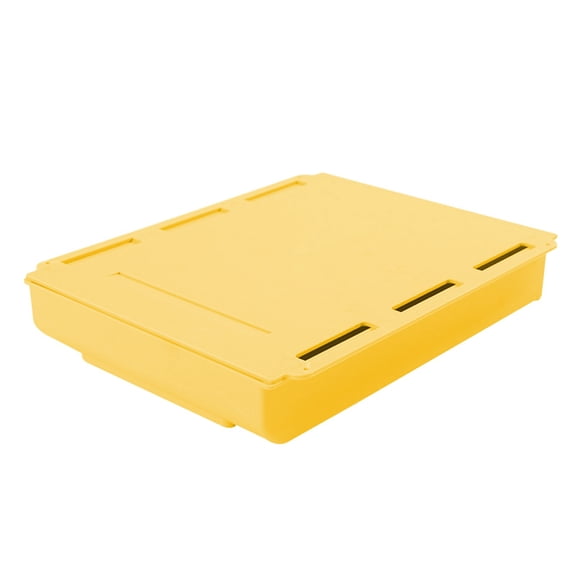 SouMaox Under Desk Drawer Organizer Adhesive Mounting Hidden Stationery Storage Tray Declutter Workspace for Home Office Tabletop