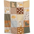 thumbnail image 2 of Yibo Giraffes Blanket Flannel Soft and Comfortable Anti-static Bed Sofa Blanket, 2 of 9