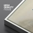thumbnail image 4 of PixonSign Framed Canvas Print Wall Art Pastel Watercolor Paint Stroke Landscape Nature Wilderness Illustrations Modern Art Decorative Minimal Rustic for Living Room, Bedroom, Office - 16"x24" White, 4 of 5