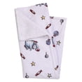 thumbnail image 1 of Manta para bebé Disney con Winnie The Pooh y Eeyore Christmas, 1 of 6