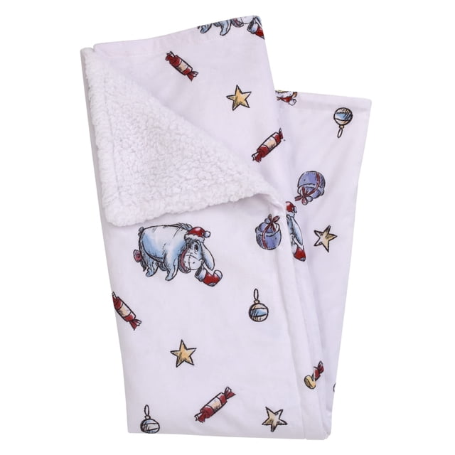 Manta para bebé Disney con Winnie The Pooh y Eeyore Christmas