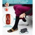 thumbnail image 2 of 8 Pairs Copper Compression Socks for Women & Men Circulation 15-20 mmhg - Better Blood Flow, Swelling, Best Support for Medical, Running, Nursing, 2 of 8