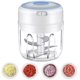 thumbnail image 1 of Electric Mini Garlic Chopper, Food Chopper, Mini Food Processors, Wireless Portable Kitchen Food Mixer with USB Charging, Powerful Easy Cleaning, 1 of 5