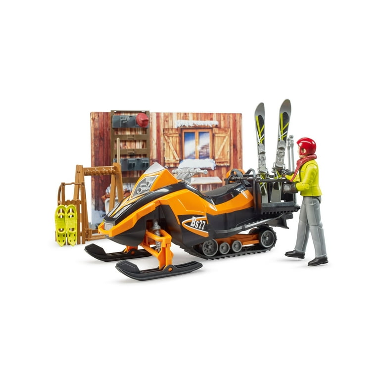 Bruder 63102 Bworld Mountain Hut w Snowmobile 10.7.7