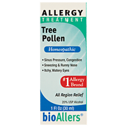 bioAllers Allergy Treatment | Homeopathic Formula May Help Relieve Sneezing, Congestion, Itching, Rashes & Watery Eyes | 1 Fl Oz (Tree Pollen)