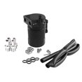 thumbnail image 2 of Tignapoo Universel 300ml Récupérateur d'Huile Moteur en Alliage d'Aluminium pour Tuning de Voiture - Rouge, Sans Filtre à Air, Réservoir de Récupération d'Huile Durable, 2 of 7