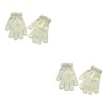thumbnail image 3 of Minnieouse 1 par de guantes para niños Accesorio de ropa cómoda para ropa de invierno Blanco Blanco 2piezas Minnieouse CBP201974, 3 of 6