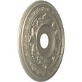 thumbnail image 2 of Ekena Millwork 19"OD x 3 1/2"ID x 1"P Baltimore Thermoformed PVC Ceiling Medallion (Fits Canopies up to 7 3/4"), Metallic Silver, 2 of 10