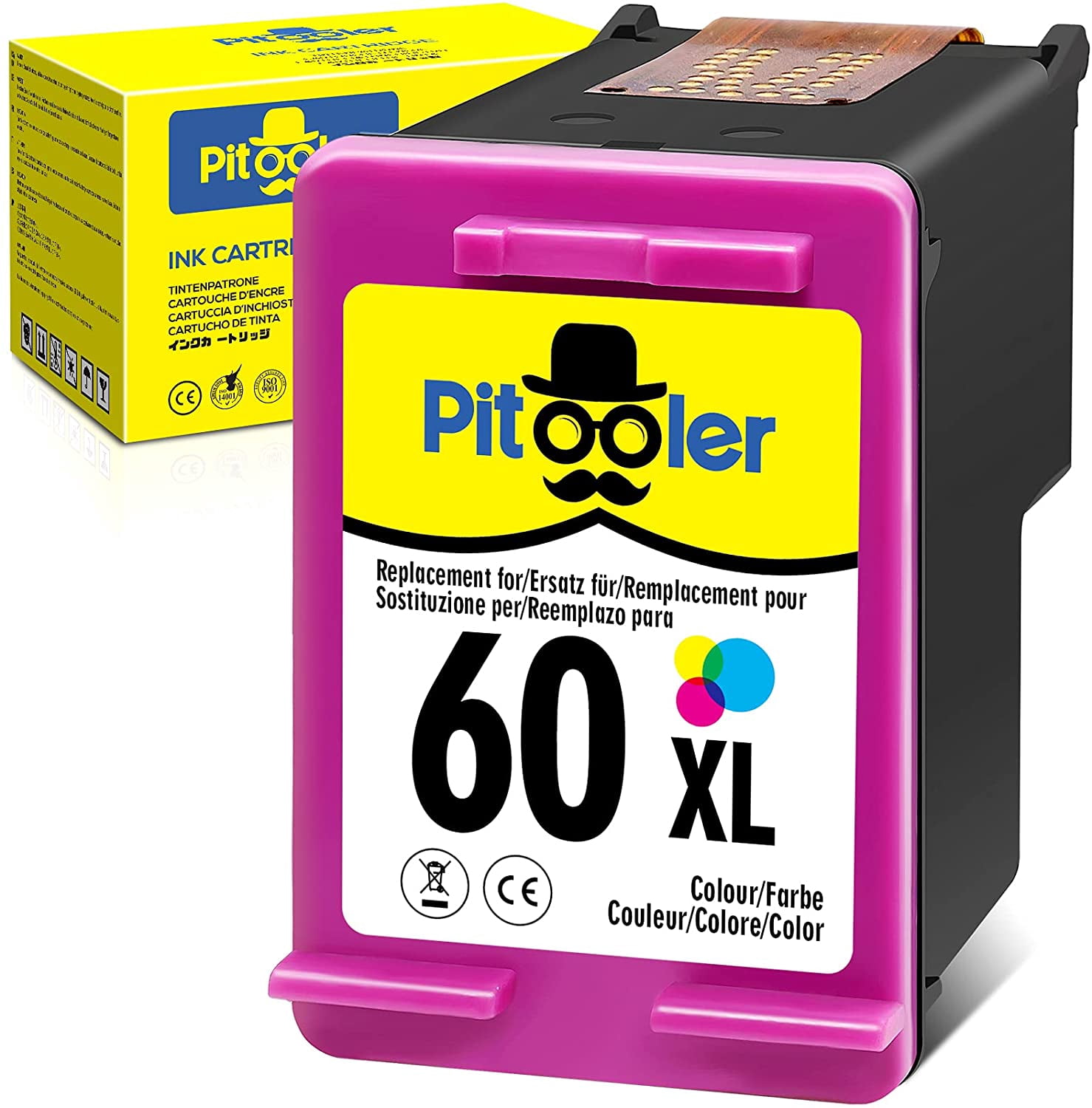 Pitooler Remanufactured Ink Cartridge 