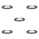 thumbnail image 1 of Collar de Metal Minnieouse Universal para Diferentes Estilos de Moda Cadena de Bordillo Ancho Elegante Intersticial Negro, 1 of 6