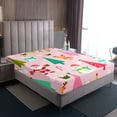 Christmas Sheetsfor Kids Snowman Xmas Tree Bed Sheets Set Santa Claus