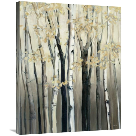 Global Gallery's 'Golden Birch I' By Marilyn Hageman Stretched Canvas Wall Art