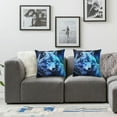thumbnail image 3 of COMIO Zipper Closure 2-Piece Short Plush Pillowcase (Universal 1) Wolf White, 3 of 6