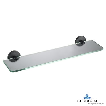 Blossom Glass Shelf - Matte Black BA0250704