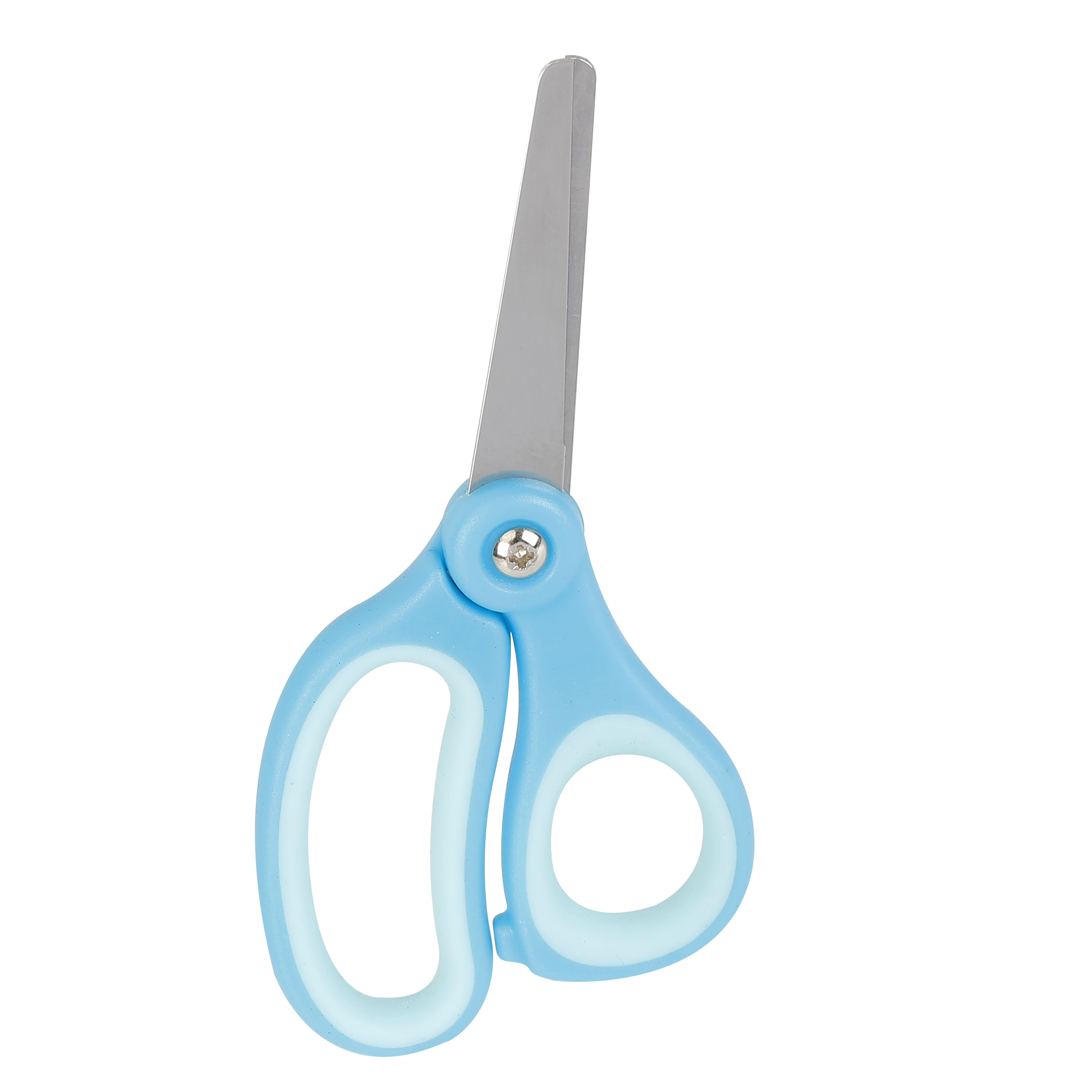 Tijeras para niños Pen+Gear de 5" con punta roma, edades 4-7, útiles escolares, multiusos, azul 8