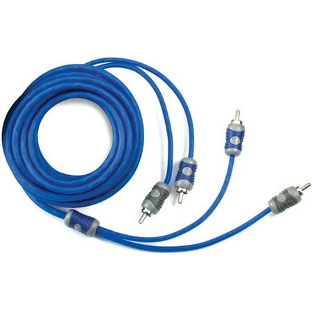 Kicker K-Series 2-Channel RCA Interconnect Cable, 2m, Blue Kicker K-Series 2-Channel RCA Interconnect Cable, 2m, Blue