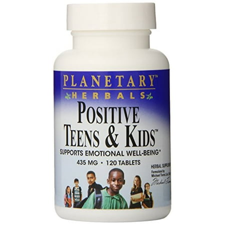 Planetary Herbals Positive Teens & Kids, 435 Mg., 120