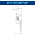 thumbnail image 5 of PlumBoss E1000 Built in Soap Dispenser for Kitchen Sink Multipurpose Stainless, 5 of 10
