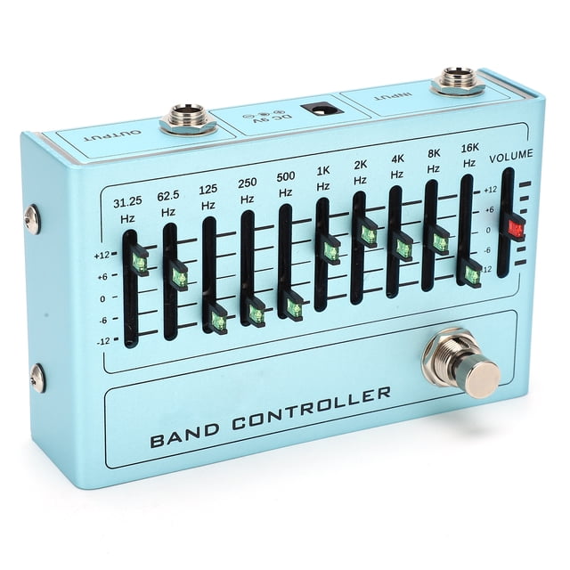 Band Equalizer,Sound Equalizer 10 Band Guitar Equalizer Band Equalizer Modern Innovation
