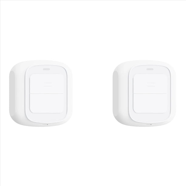2X Tuya WiFi BotóN Escena Interruptor InaláMbrico Luz Inteligente Interruptor de Pared Bajo Consumo de EnergíA Sin Cableado para un Toque para Ejecutar