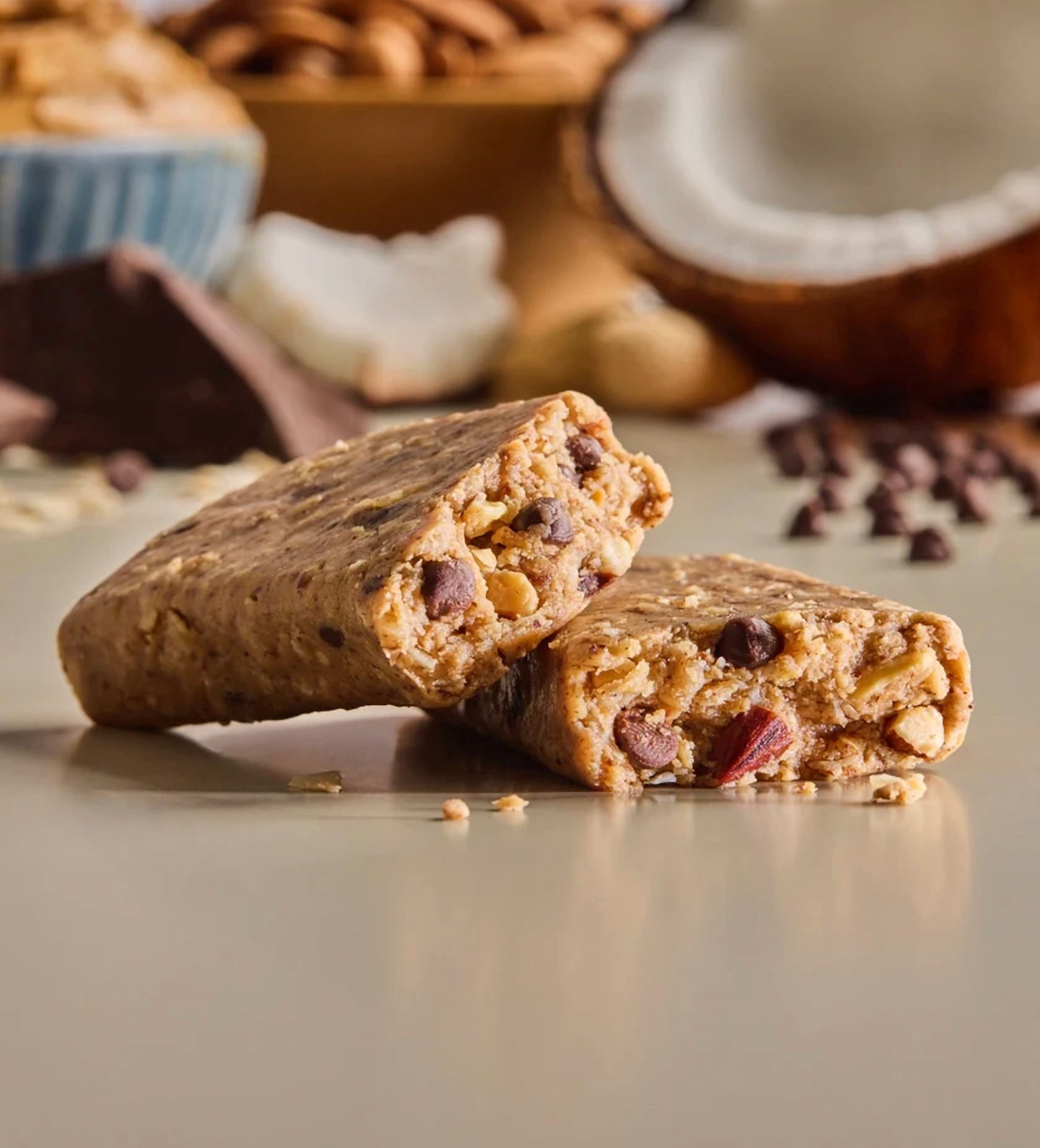 G2G Protein Bar, Coconut Almond Bliss, Gluten-Free, Clean Ingredients, Refrigerated for Freshness, (Pack of 8)