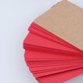 thumbnail image 3 of RENACLIPY 3Pcs Red Pocket Notepad with Metal Ring Single Hole Punched for Office and School, 3 of 6